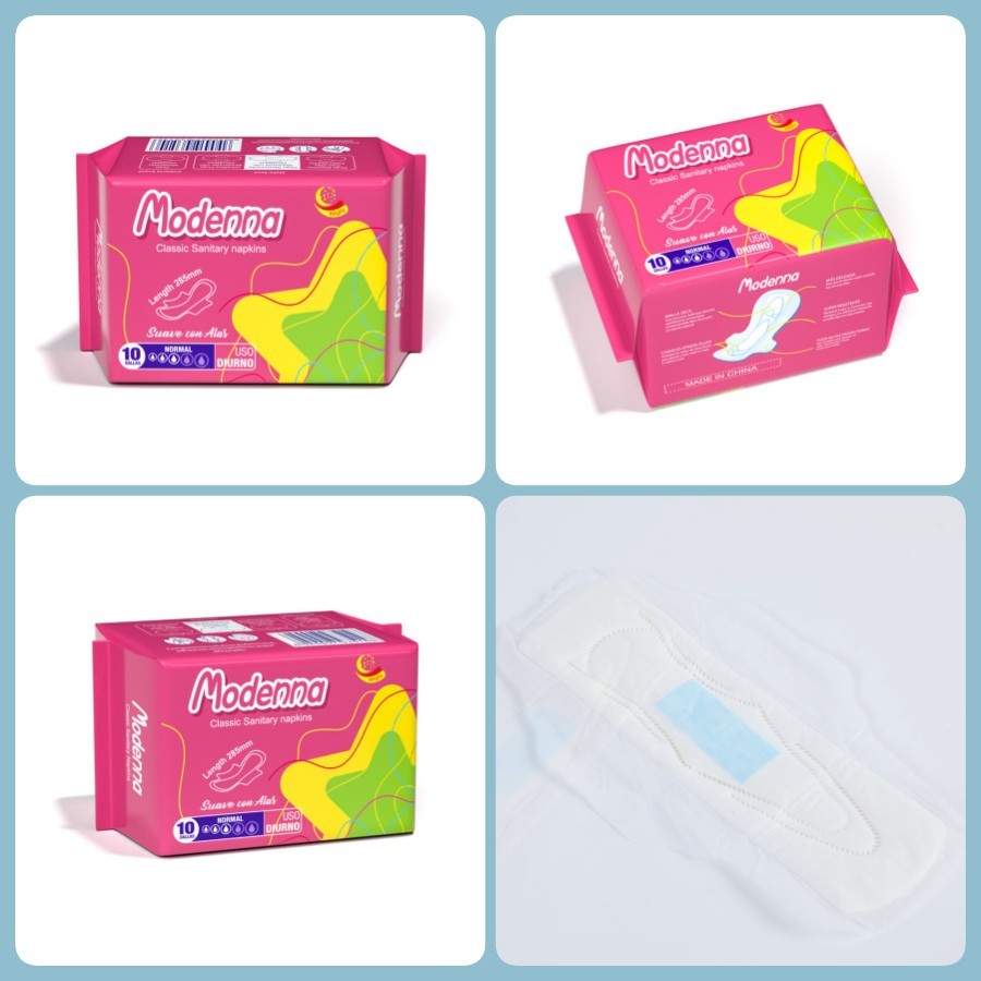 Female Negative Ion Menstrual Pad Bamboo Anion Chip Organic Cotton Sanitary Napkin