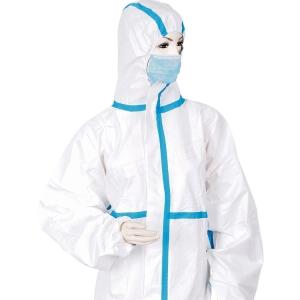 China Laboratory 180cm 50gsm Disposable Protective Coveralls wholesale