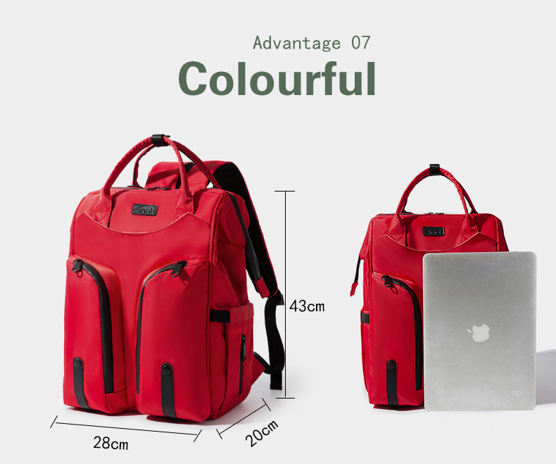 New Mommy Bag Multifunctional Large Capacity Waterproof Maternity Diaper Bag Lightweight Backpack For Mom&Dad