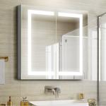 Wall Hanging Led Medicine Cabinet Mirror Easy Installation Backlit Mirror