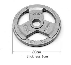 China Commercial Grade Tri-Grip Handles Painted Weight Lifting Plate wholesale