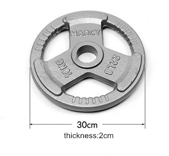 3 Handles Painted Weight Plate for Crossfit dia 50mm olympic plate