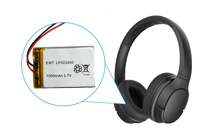 Powerful Lithium Polymer Battery 3.7v 1000mah 402035 Battery CE