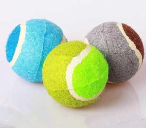 China 2.5inch promotional tennis ball with custom logo C grade wholesale