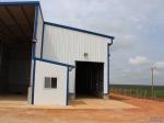 Painted Structural Steel Hanger Industrial Prefabricated Warehouse Building