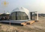 Polyester Fabric Geodesic Dome Tent UV Resistant Dome Camping Tents For