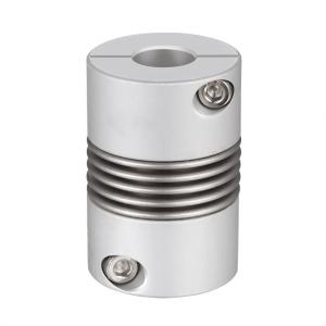 China Aluminium Steel Bellows Shaft Coupling Clamping Motor For Indexing Step Motor wholesale