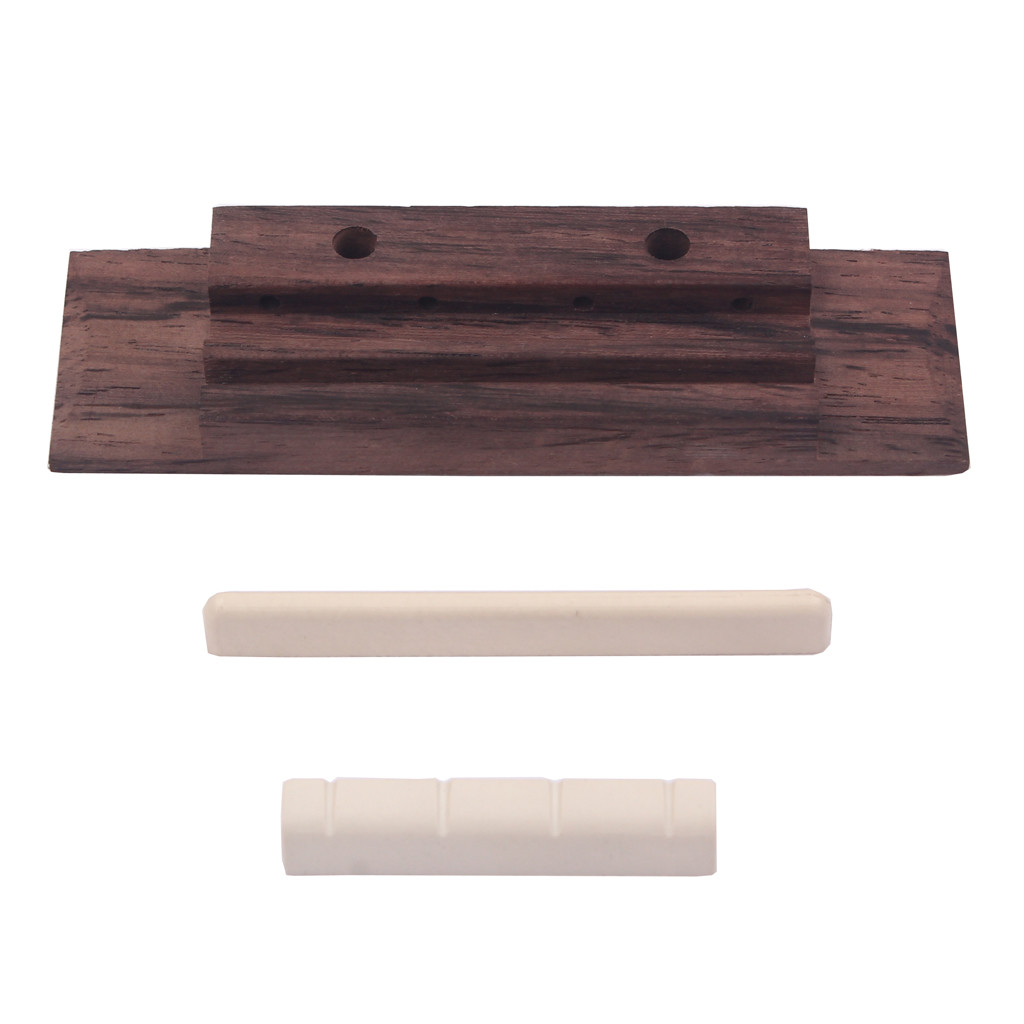 Classical Acoustic Guitar Bridge Saddle Shims Rosewood Bridge Blank Plate