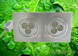 China 6W High Power Efficiency 3500K WW Recessed Led Ceiling Lights with Bridgelux Chip wholesale