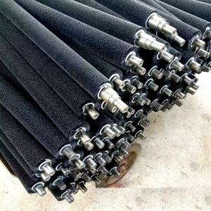 China Nylon Wire Roller Brush With Shaft Sleeve Cleaning Brush Roller wholesale