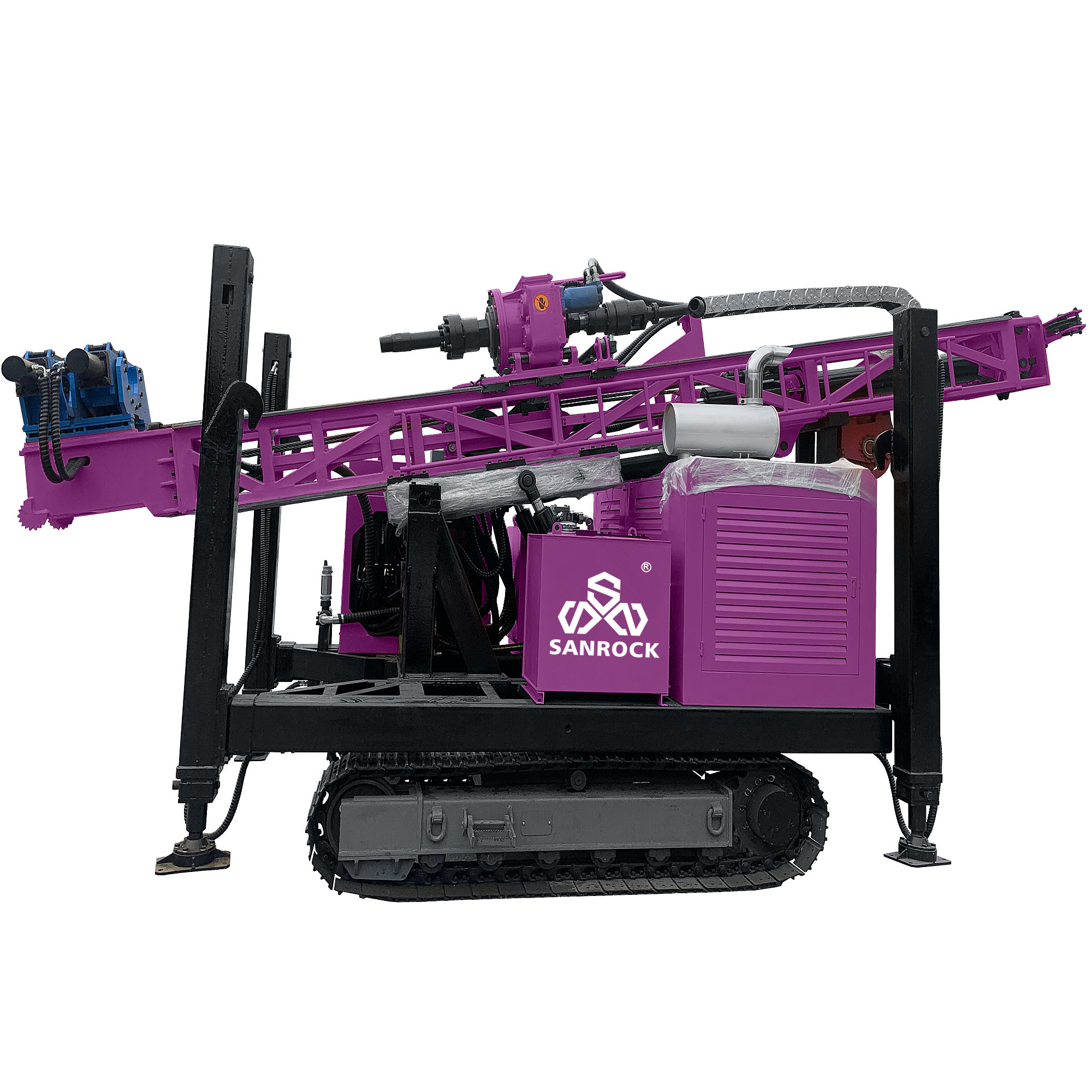 Crawler Reverse Circulation Drilling Machine Geological Exploration Core Drilling Rig