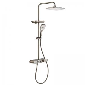 China Contemporary Hand Shower Mixer Set Hand Held Wall Mount Shower Head Round wholesale