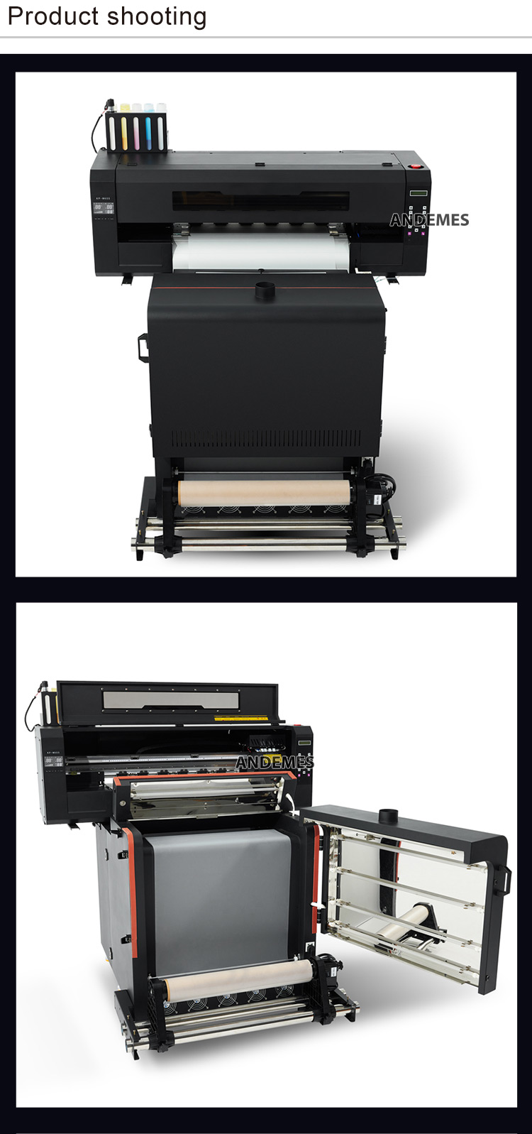 Vertical Shaker and Oven Included 24 inch 60cm DTF Printer for Prints in Small Spaces