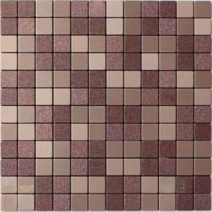 China Light Purple Beige Solid Face Metallic Mosaic Tiles Self Adhesive wholesale