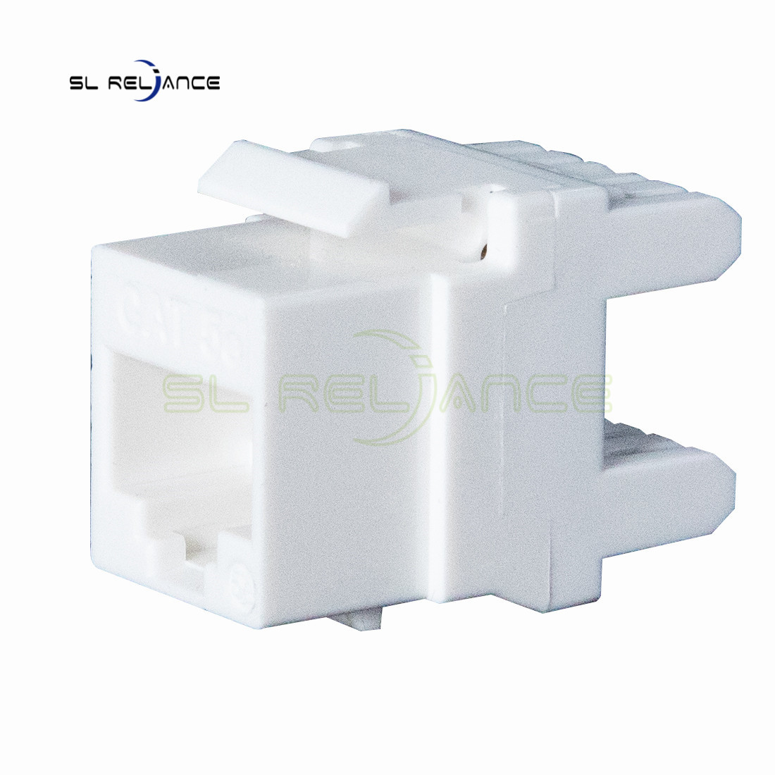 White 22~26 AWG Cat5e Keystone Coupler 8P8C Network Keystone Jack