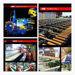 380V Aluminum Extrusion Line 1800T Profile Handling System