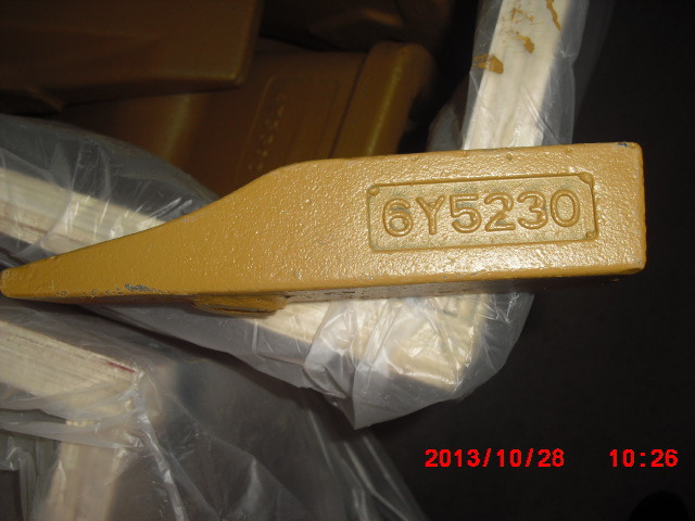 Yellow Excavator Bucket Teeth 1U3201 for Rocket Bucket OEM Part Number