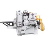 High Stable Sheet Metal Decoiler / Automatic Feeding Riveting Machine