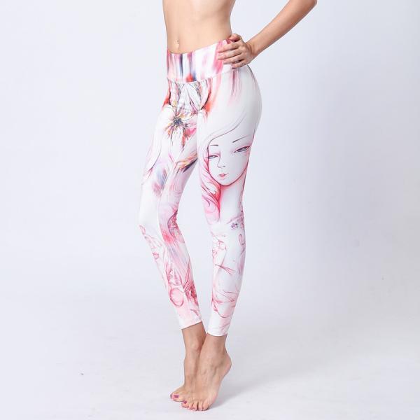 CPG Global Women's Outdoor Leggings Sport Running Pants Yoga Beauty Girl Pattern