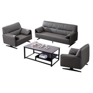 China Executive Office Furniture Manufacturers Customization Three Seat Leather Sofa Sets wholesale