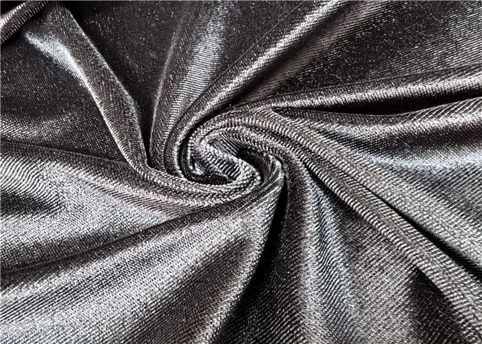 160GSM Stretch Korean Velvet Polyester spandex Fabric Girls garment Dress Fabric
