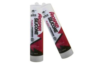 China Cartridge 280ML Universal Grey Silicone Sealant , Silicone Window And Door Caulk wholesale