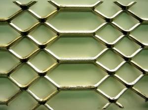 China 4mm Carbon Steel Heavy Duty Expanded Metal Mesh Gothic Style Decoration wholesale