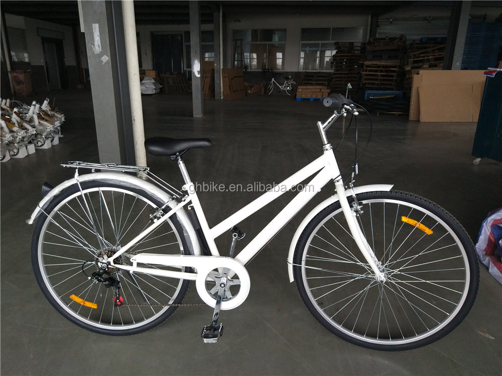 3-Piece Combo Offer Vintage Adult Mens Single Speed Retro City Cruiser Bike with Front Basket