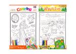 3D Embossing Activity Coloring Sticker Kids Sticker Printing For Children