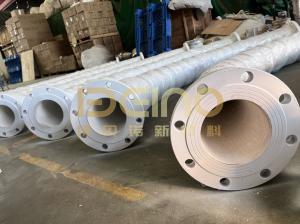China Smooth Wear Resistant Ceramic Pipe Alumina In The Coal Washing Plant wholesale