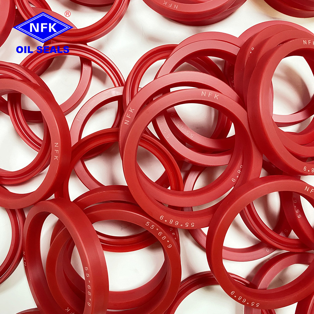 Custom PU Seals Good Pressure Resistance High Capacity Hydraulic Cylinder Piston Seals