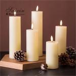 Led Candles For Wedding Centerpieces Flameless Elegant Christmas Light Wax