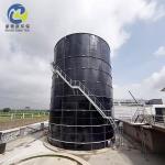 Glass Lined Bolted Steel Water Storage Tanks , Enamel Lined Steel Tank 20 M3