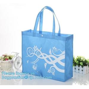 Customized polypropylene tnt white laminated non woven bag, Customized foldable
