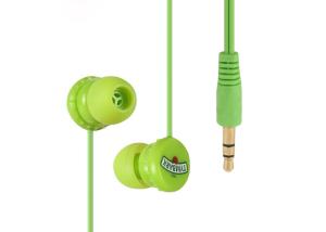 China Lightweight Custom Molded Earphones , Patterned Logo Wired Earbuds With Mic wholesale