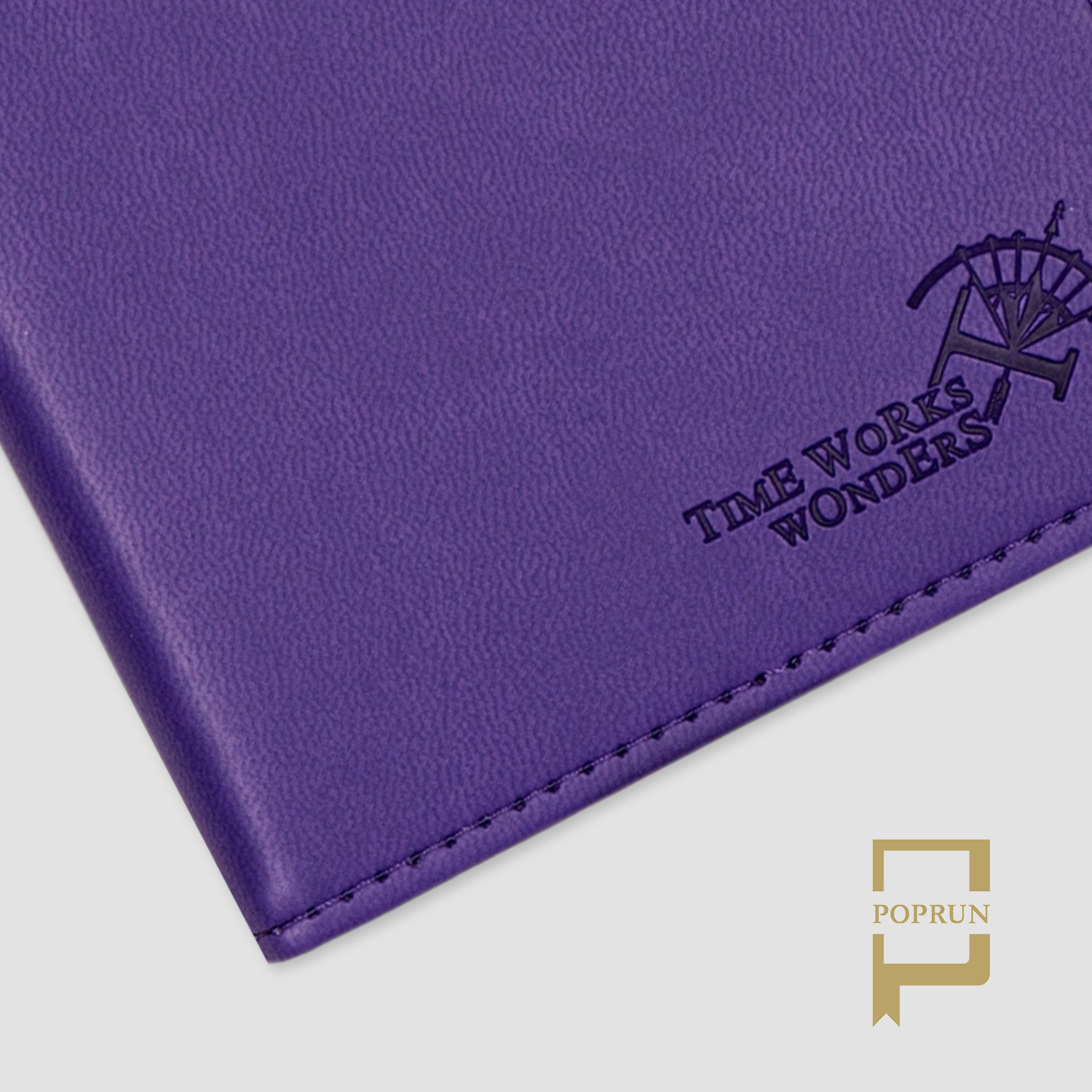 80GSM Paper Purse Size Planner With Hourly Schedule And Monthly Tabs