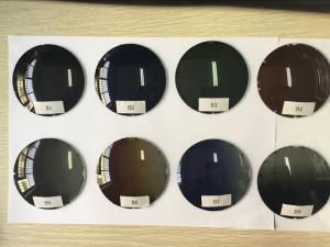 China CR39 Uncoated Polarized Eyeglass Lenses Anti UV 1.499 Index 80mm Diameter wholesale