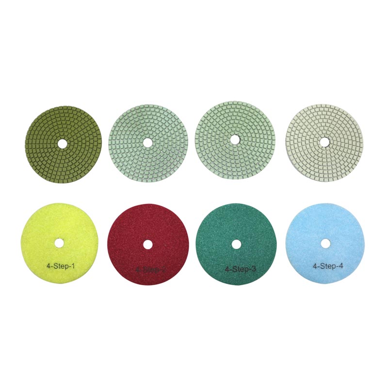 125mm Wet Polishing Pad for Polishing Granite Marble Stone Slab Resin Pads Advantage