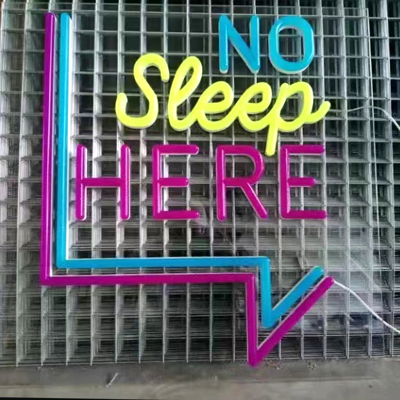 Home Furnishing Store Front Business Advertising Sign with Red Acrylic Led Neon Light