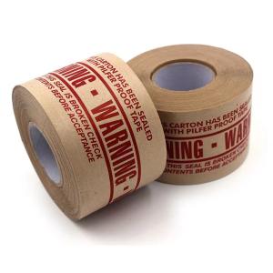 China Reinforced Sealing Brown Gummed Kraft Paper Adhesive Tape Custom Printing wholesale