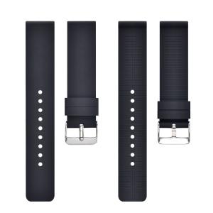 China Durable Optional Colors Silicone Rubber Watch Strap Bands 20mm For Apple Watch wholesale