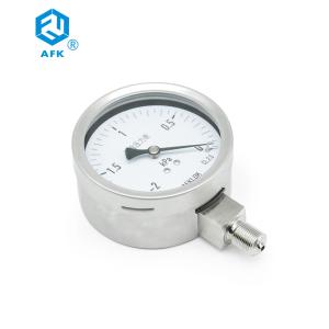China Diaphragm Box Stainless Steel Pressure Gauge Low Pressure For Argon Gas wholesale