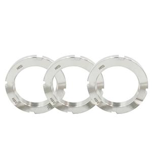 China Stainless Steel M5M6M8 DIN981 Round Nut Locknuts Slotted Round Nuts wholesale