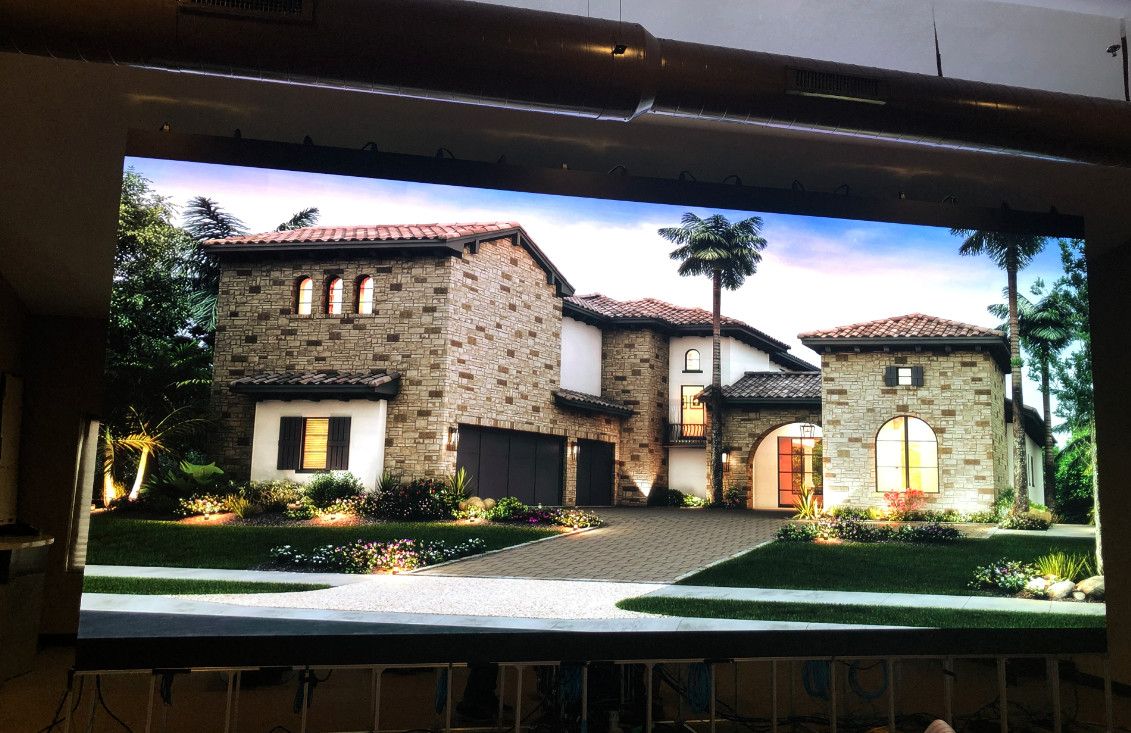 Anti Bump Outdoor Transparent LED Screen P3.91 P4.81 96W SMD2121