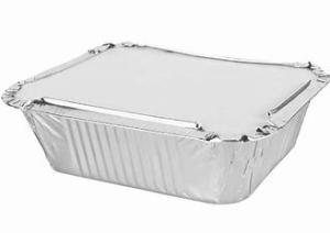China 8389 No Peculiar Smell Aluminium Silver Foil Container Food Packaging wholesale