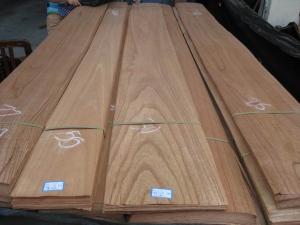 China Sliced Natural Chinese Mindy Wood Veneer Sheet wholesale