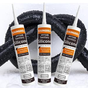 China Waterproof Glass Acetic Cure Silicone Sealant Glue For Bathroom Factory Direct wholesale