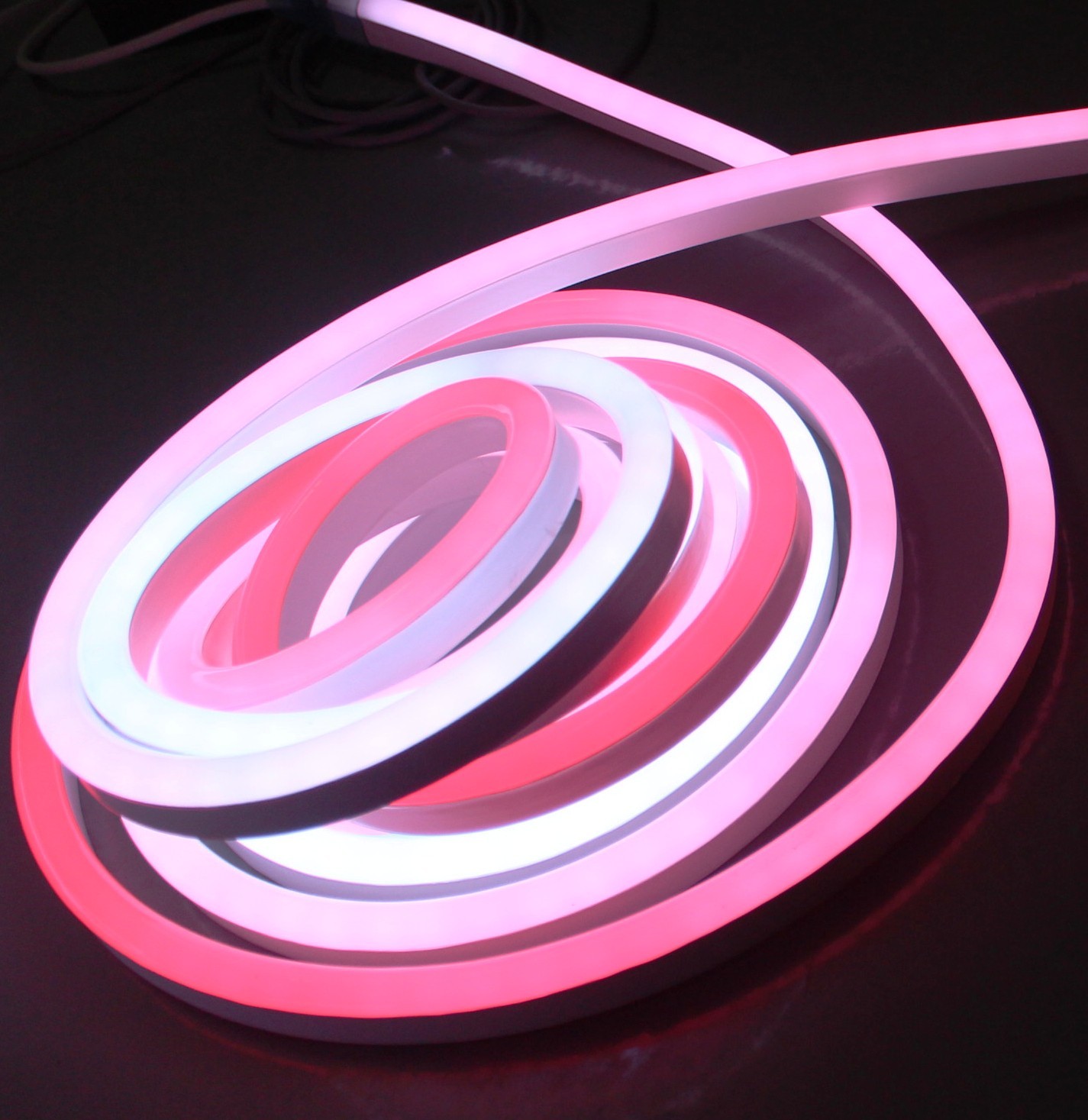 mini 24v Waterproof full color changing P943 dmx rbg led neon for Christmas neon sign