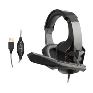 China Usb 3.5mm stereo Gaming Headset With Detachable Microphone Headphone wholesale