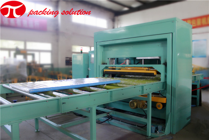 Fully Automatic Wooden Door Shrinking Packing Machine Weight 100kg Control PLC